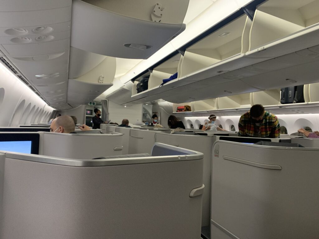 Neil Scrivener reviews Air Canada's Signature Class (Business Class) offering on board the Boeing 787.