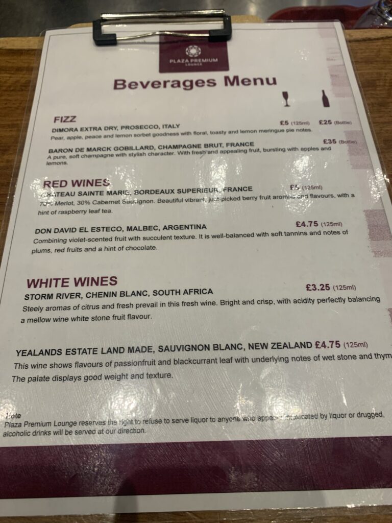 Neil Scrivener reviews the Plaza Premium Lounge at Heathrow's Terminal 2, using an American Express Platinum Card for access.