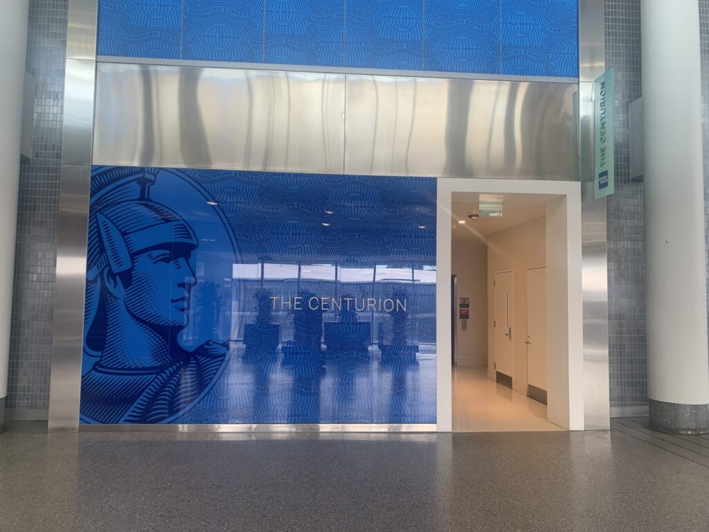 Flying Business reviews the American Express Centurion Lounge at Philadelphia's International Airport.