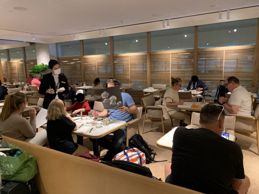 Flying Business reviews the Qantas Airlines First Lounge in Terminal 1 of Singapore's Changi Airport - accessed via OneWorld Emerald status.