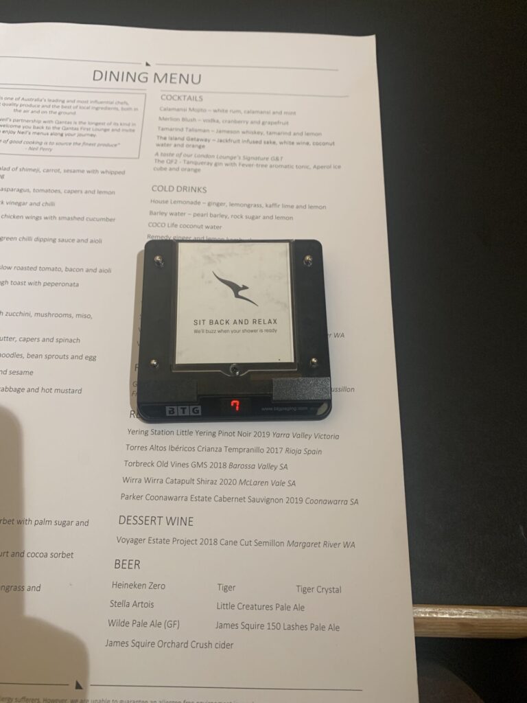 Flying Business reviews the Qantas Airlines First Lounge in Terminal 1 of Singapore's Changi Airport - accessed via OneWorld Emerald status.