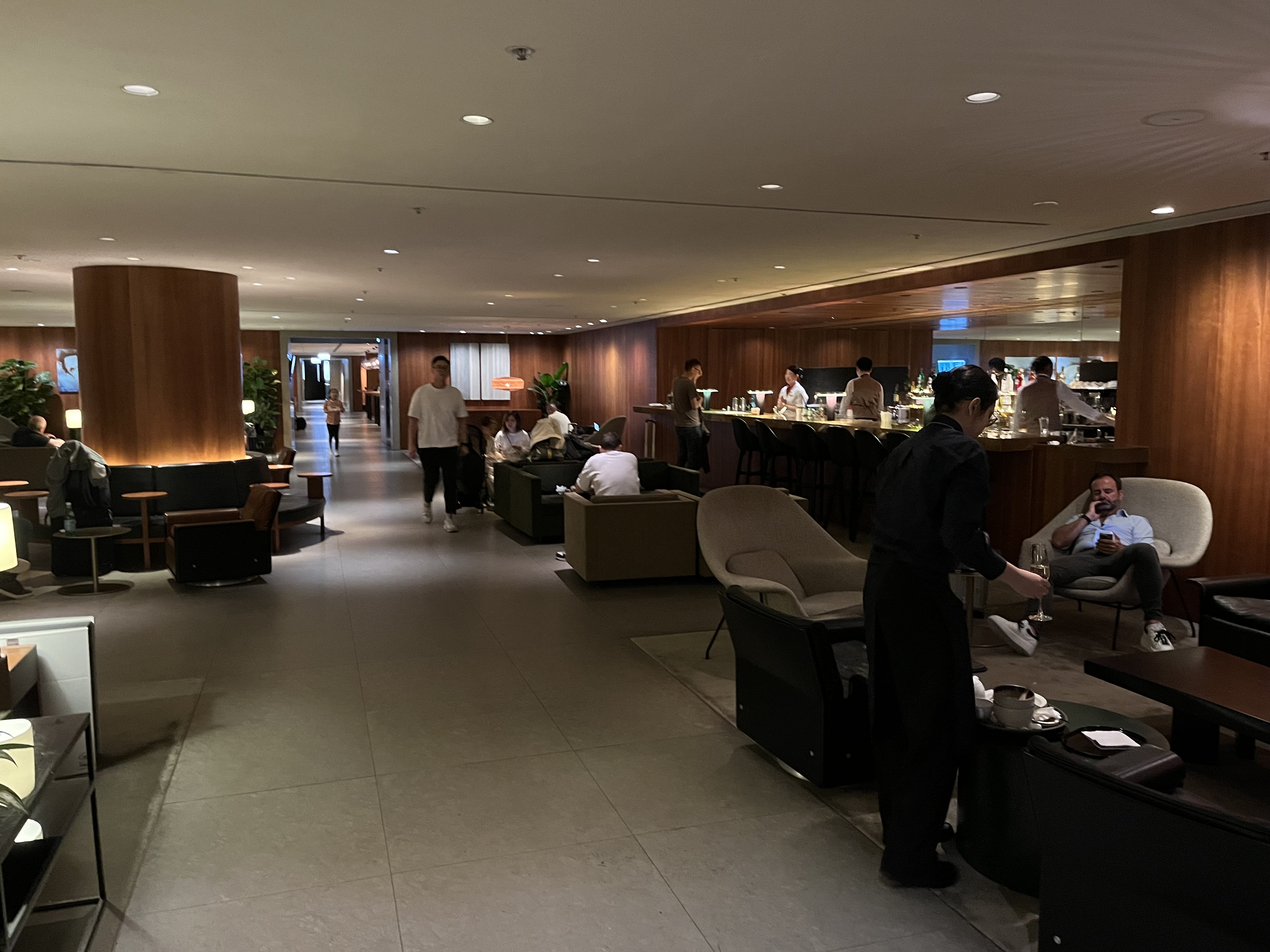 Neil Scrivener reviews Cathay Pacific's The Pier (Business), in Hong Kong's International Airport (HKG), by Gate 65.