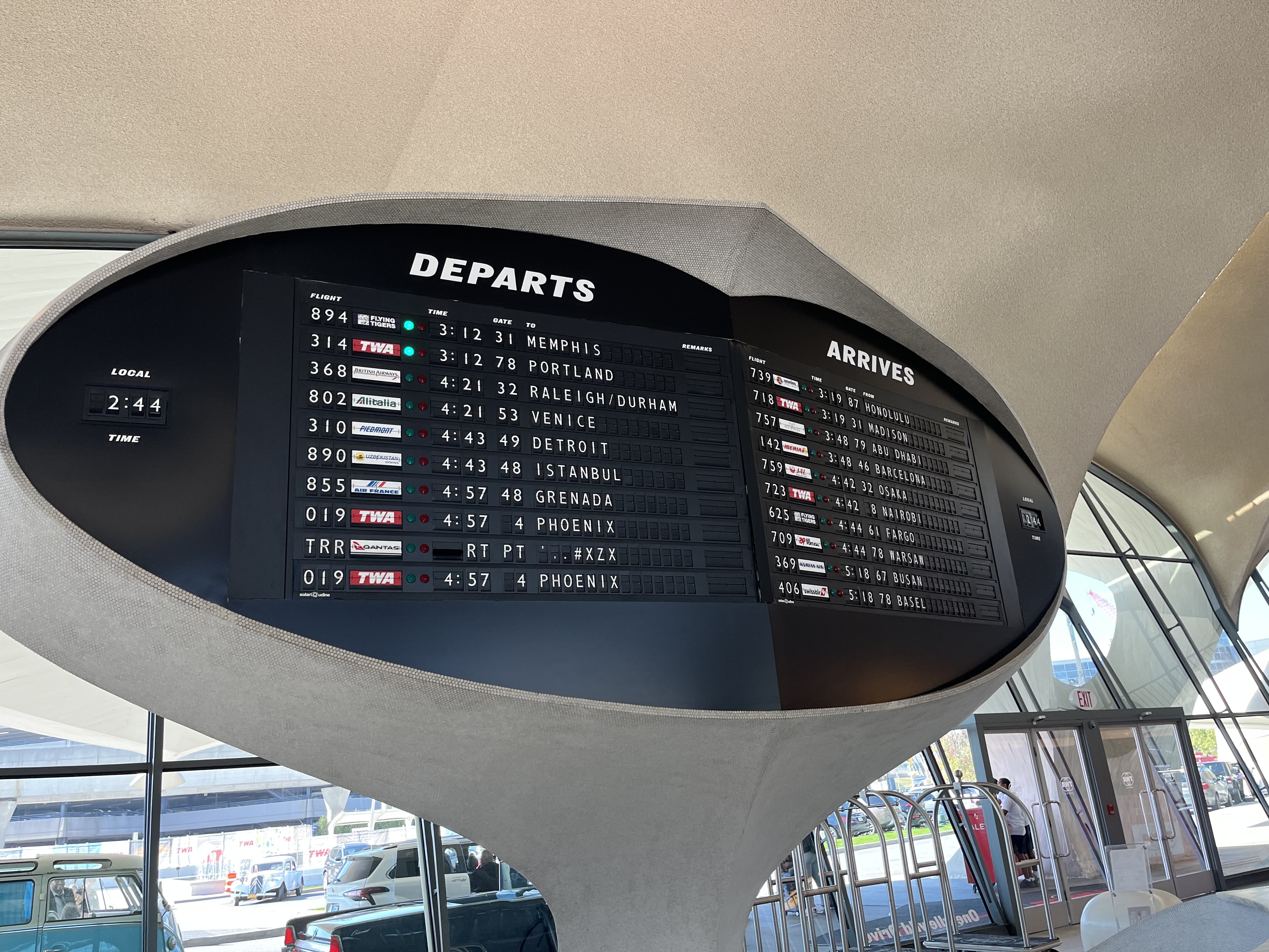 Neil Scrivener reviews the TWA Hotel in JFK's Terminal 5, in New York. John F Kennedy Airport - hotel review.