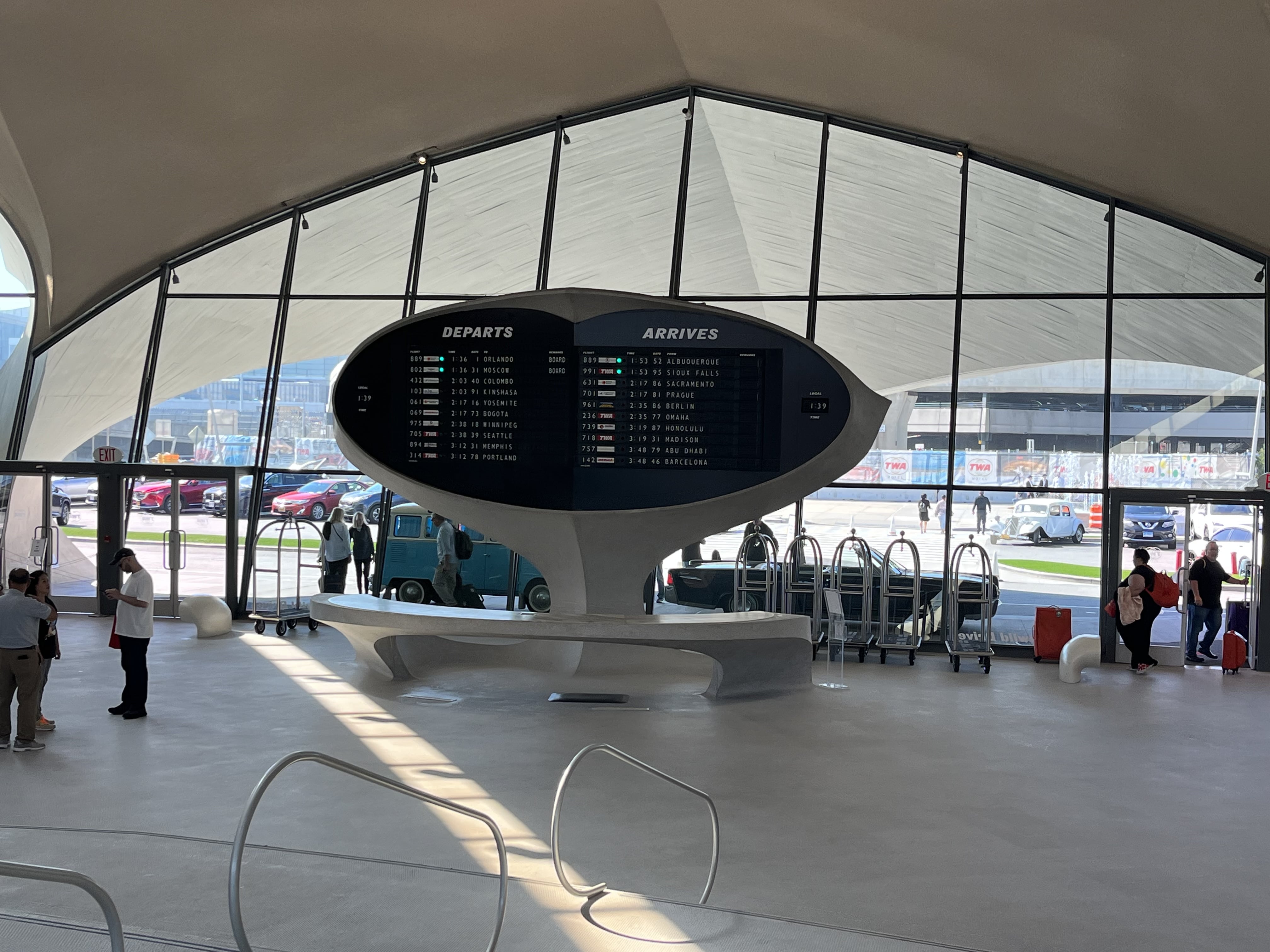 Neil Scrivener reviews the TWA Hotel in JFK's Terminal 5, in New York. John F Kennedy Airport - hotel review.