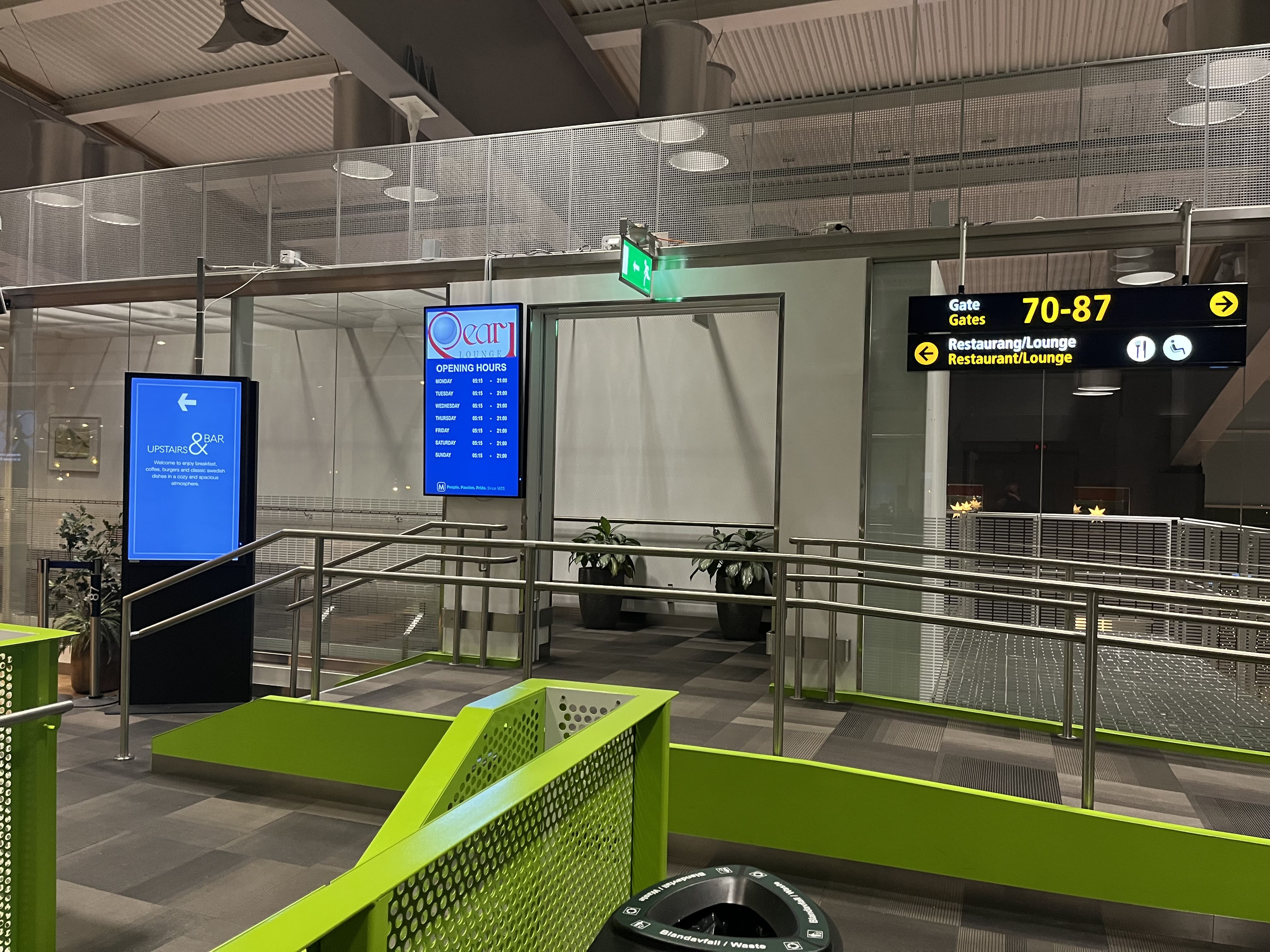 Neil Scrivener reviews the Pearl Lounge in Arlanda Airport's Terminal 5, accessed by flying Business Class and Priority Pass members.