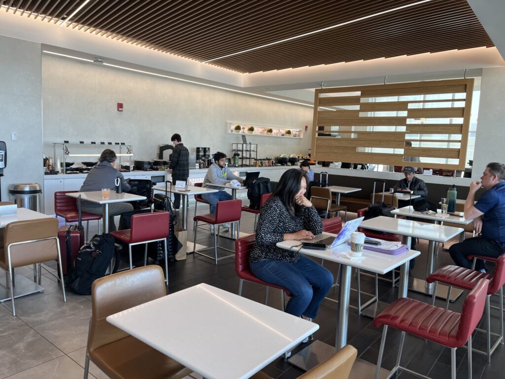 π« Tucked away in BOS Terminal B, the Admirals Club offers solid comfort, snacks, and runway views βοΈ. Not the flashiest, but a welcome break before your next hop. Worth it with a day pass or Oneworld status? You decide. π